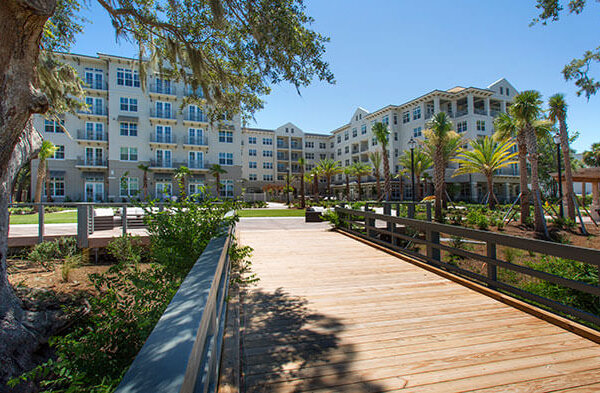 The Back Dock at Bayshore Independent and Assisted Living on Hilton Head Island