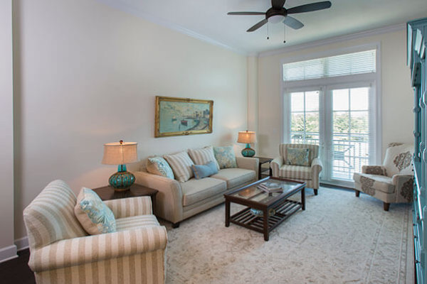 Living Room at Bayshore Independent & Assisted Living on Hilton Head Island