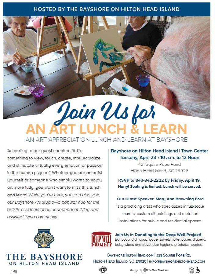 Art Lunch & Learn flyer