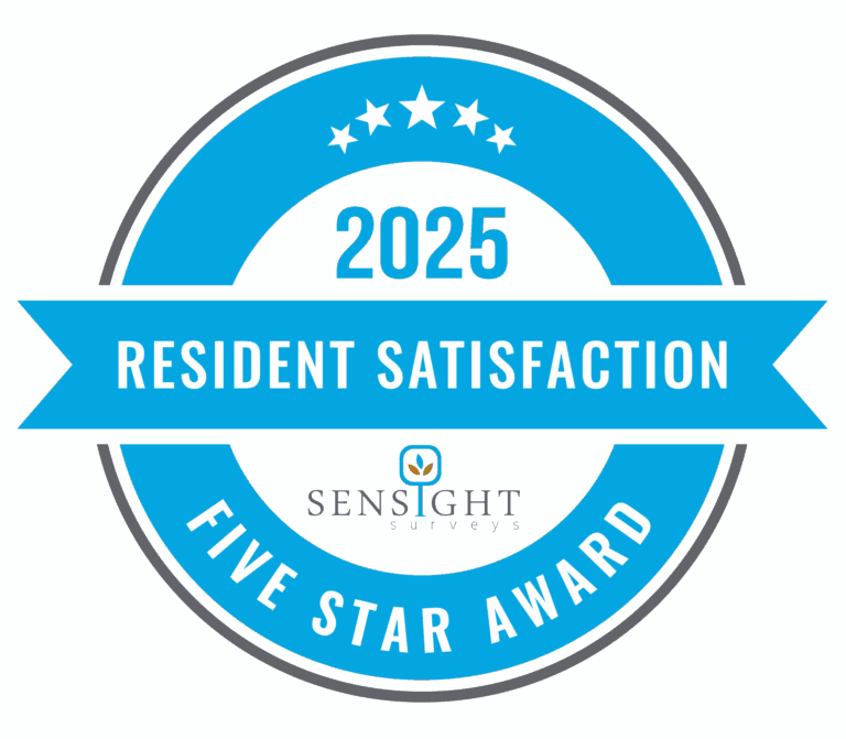 Sensight 2025 Resident Satisfaction badge