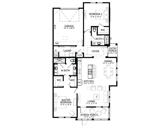 Pinckney floor plan